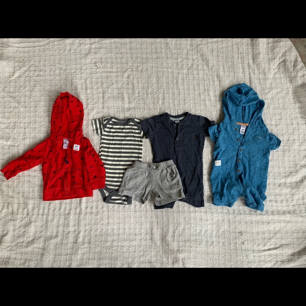3/$20 bundle Set of Boys 6 months bulk set